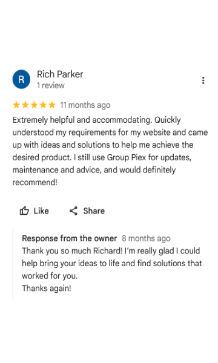 Rich Parker Artist Review for Group Piex Limited